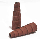 United Abrasives SAIT 38322 1/2x1-1/2x1/8 Premium Full Taper Cartridge Rolls 120 Grit, 100 pack