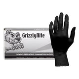 ProWorks® GrizzlyNite Black  XXL Nitrile Exam Powder Free Disposable Gloves, 5 mil (GL-N105FXXL)