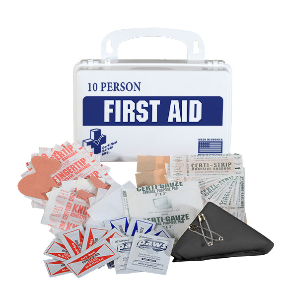 10PW-10Man-Poly White FIRST AID kit