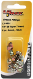 8pc. Assortment 1/4″, 8 pc. Assortment Grease Fittings