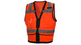 RVZ28 Hi-Vis Org BLTrim zip