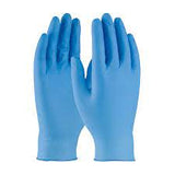 Gloves, Blue Nitrile, 4 mil Industrial Grade, 100 per Box S-XL