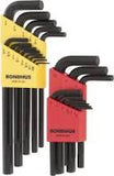 Bondhus 22 Piece L-Key Ball End Hex Key Set Hex Range 0.05 to 3/8